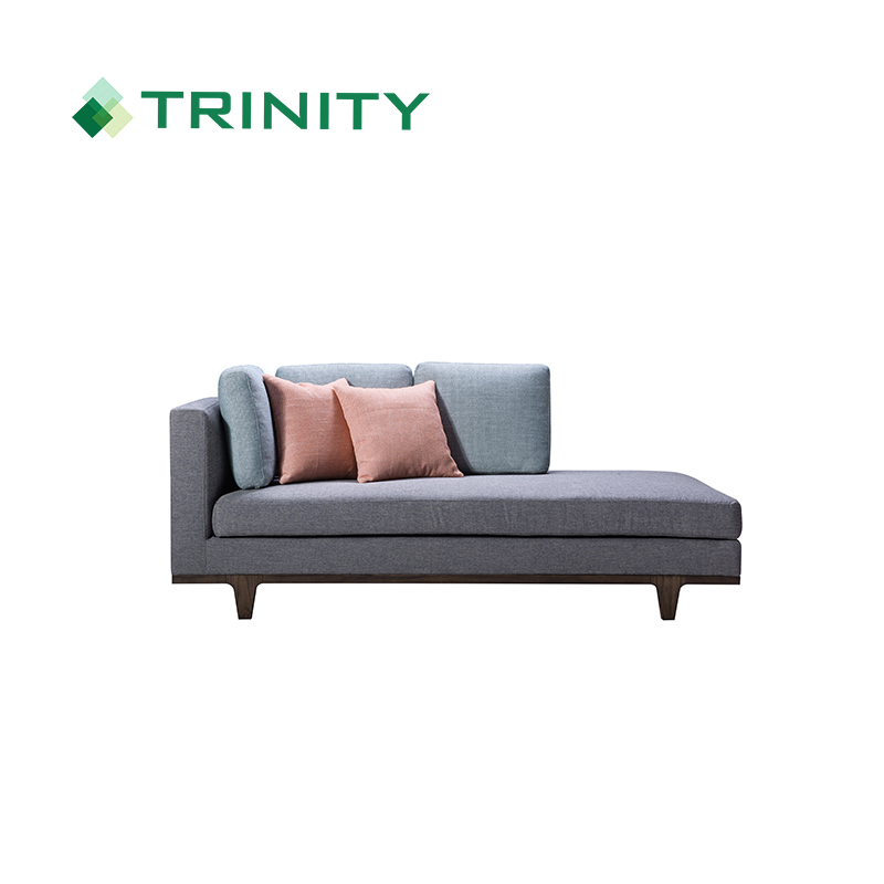 Cathaoirleach Sofa Fabraic Nua-Aimseartha Só Chaise Lounge le haghaidh Seomra Óstáin