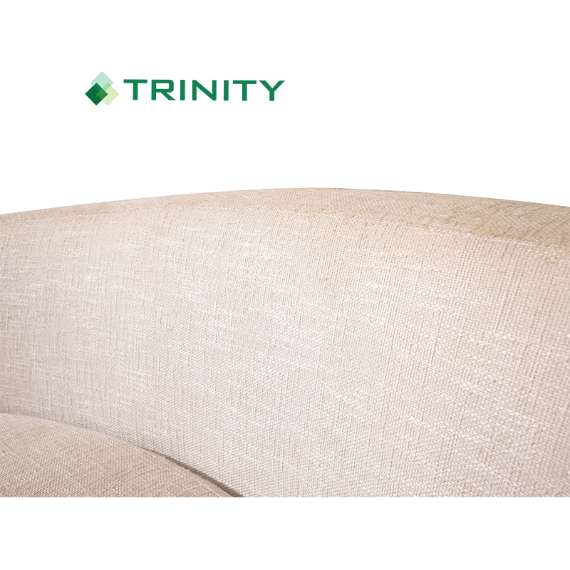 Bespoke Italian Modern Small Velvet White hotel 2 Seat Curved Sofa