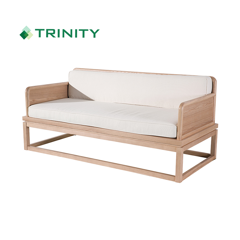 カスタムメイドのおもてなし家具スカンジナビア無垢材フレームソファ