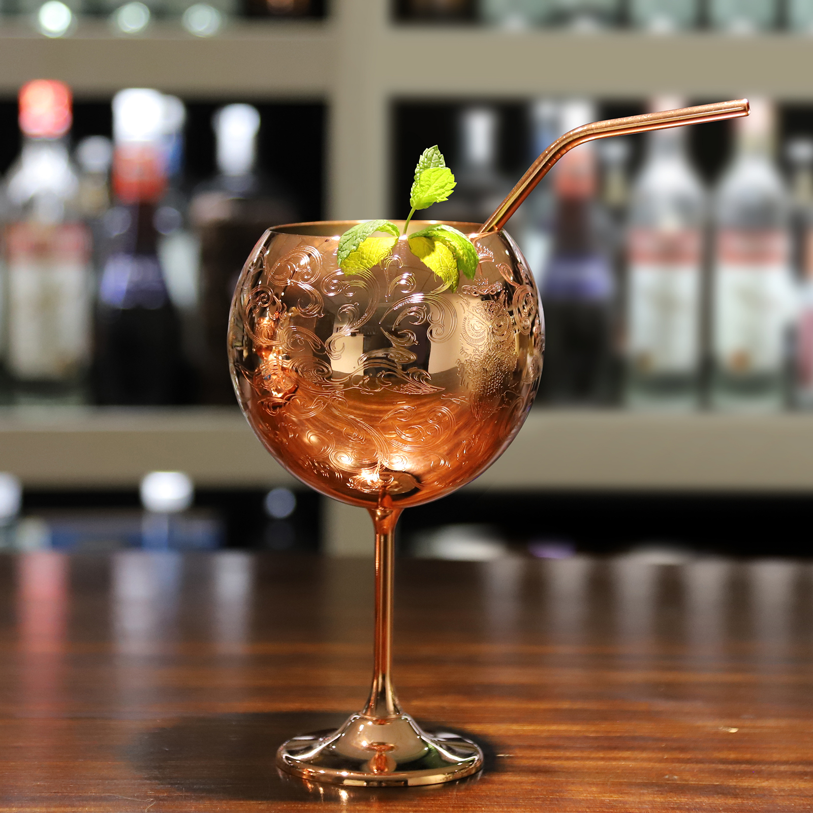 High Quality Copper Cocktail Cup Wine Glass Stainless Steel Goblet