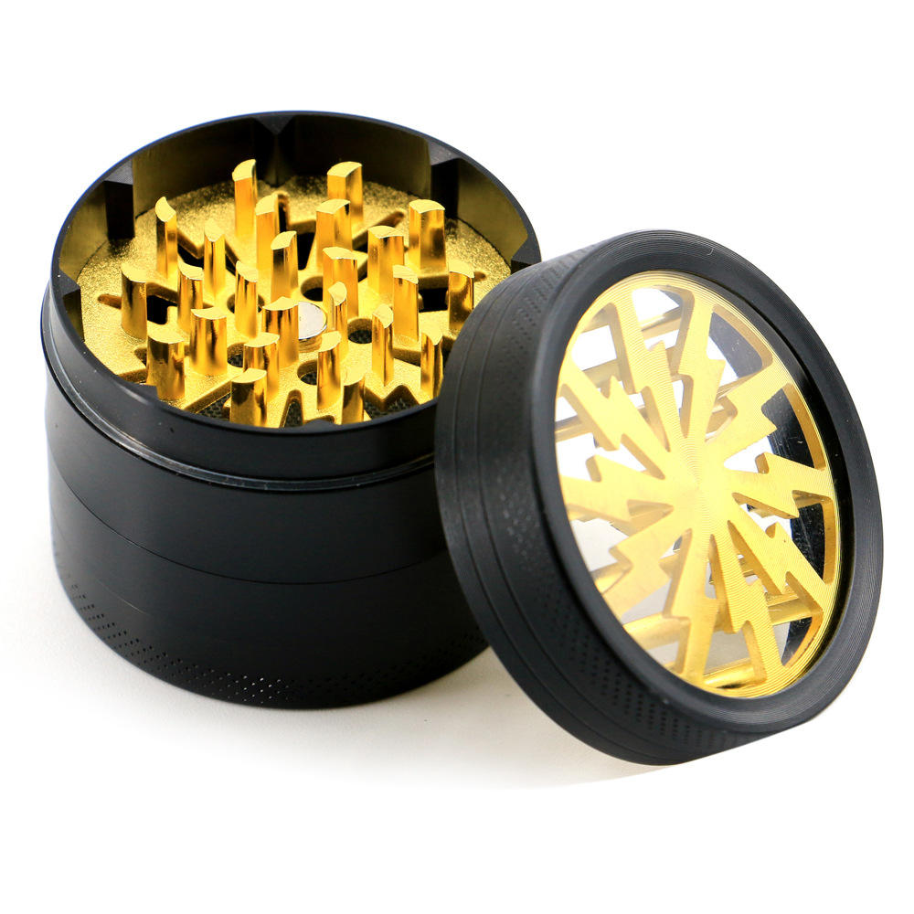 Zinc Alloy 4 Layer Spice Grinder Tobacco Grinder Herb Grinder
