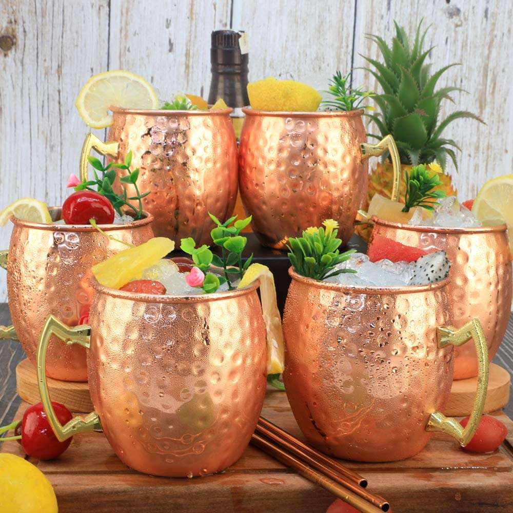 China Stainless Steel Barware Copper Moscow Mule Mug Manufacturer