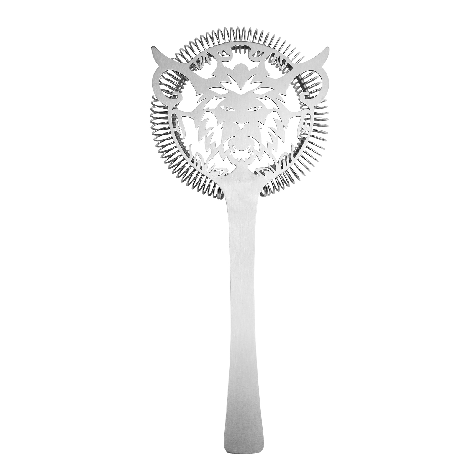 High Quality Food Grade Stainless Steel Lion Shape Bartender Tools Bar Cocktail Strainer