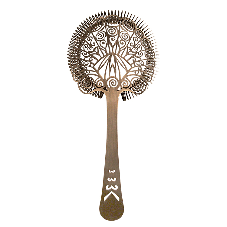 china peacock shape stainless steel bar cocktail strainer manufacturer