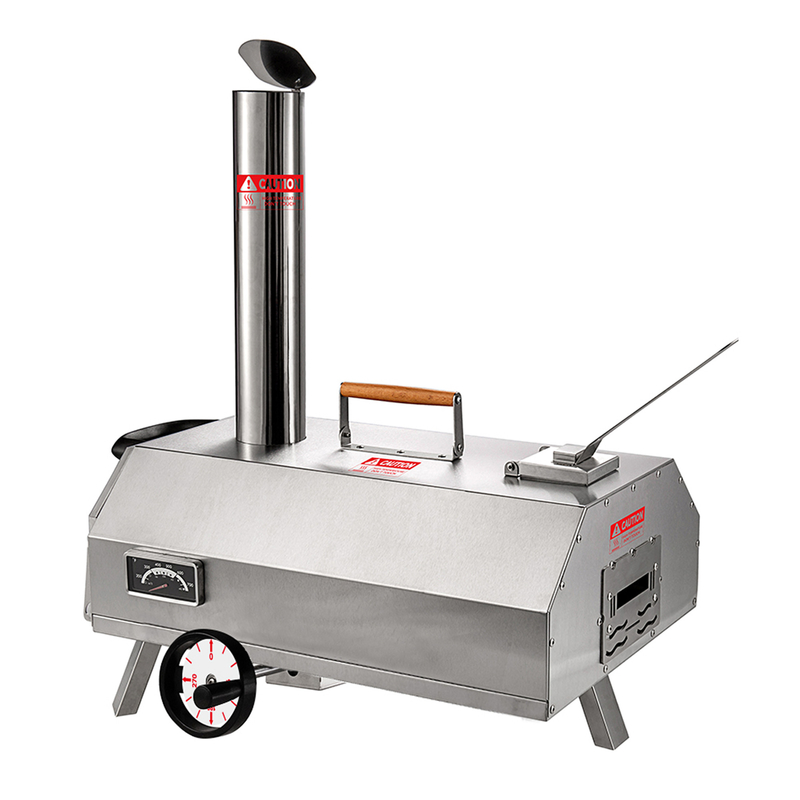 Trapezoid Shape Pizza Cooker Oven Portable Wood Fired 54.5*38*18.5cm