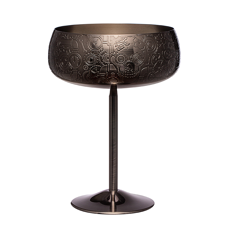 Roestvrij staal SS304 barmangereedschap Etch martini-glas