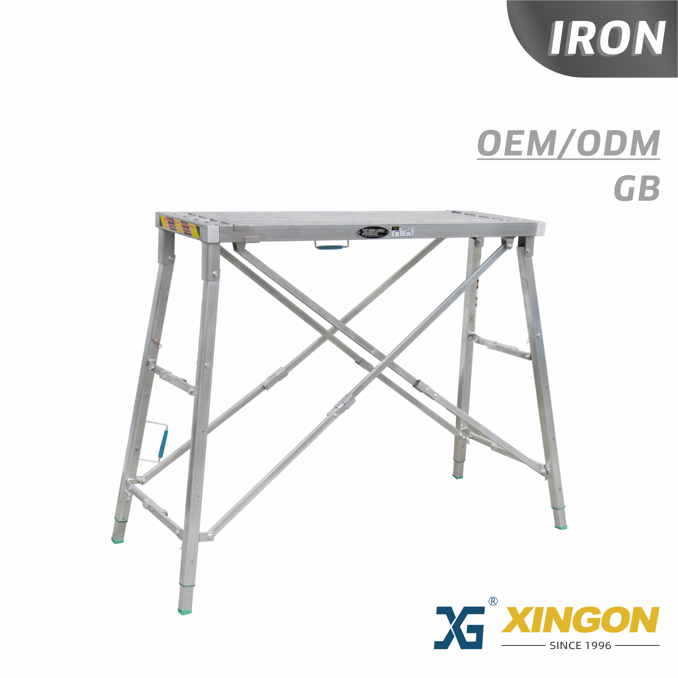 XG-318A/F 【Alluminio / Fibra di vetro 】 Piattaforma pieghevole - COPY - fo5dlw