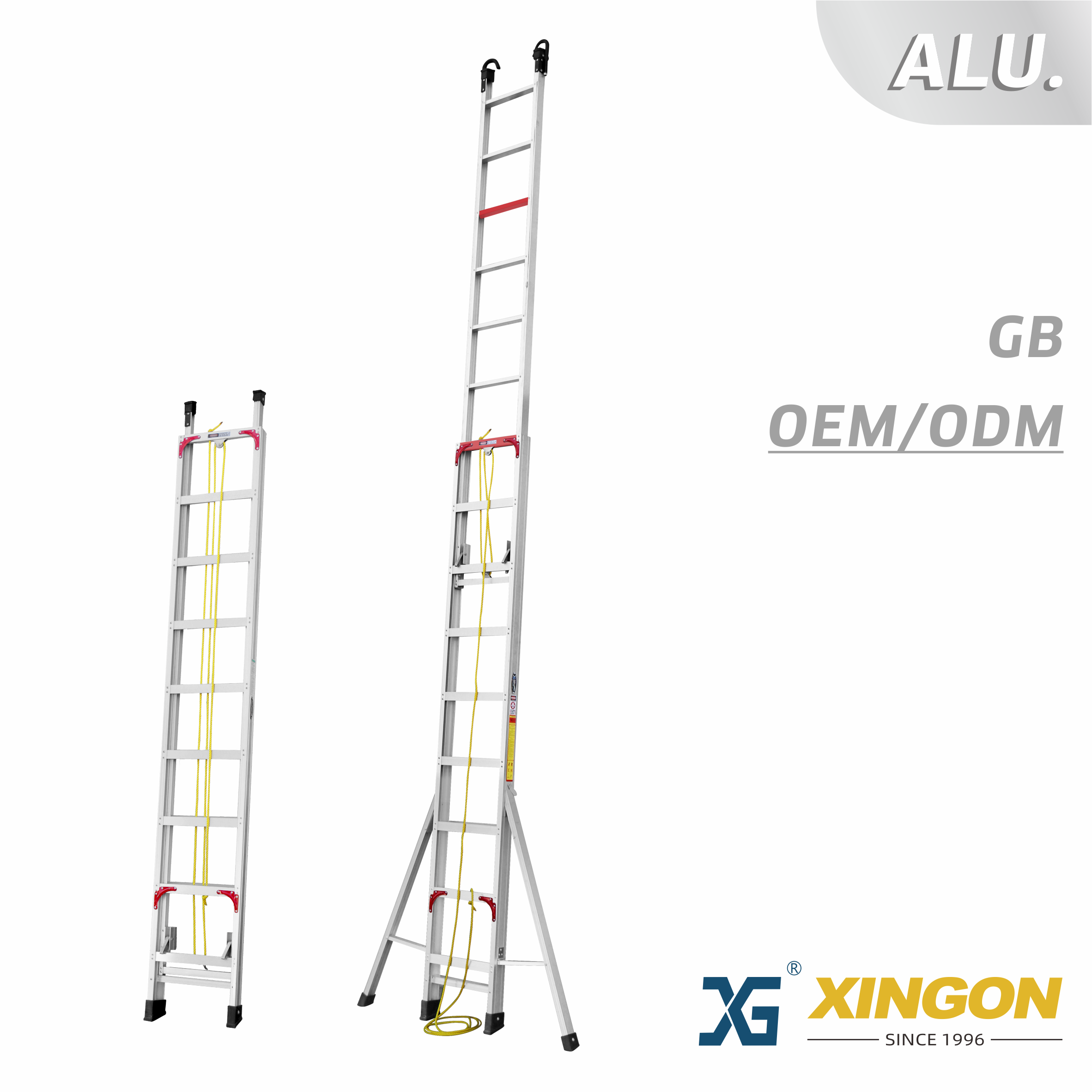 XG-104A 【Alluminio】 Estensione scala laterale singola