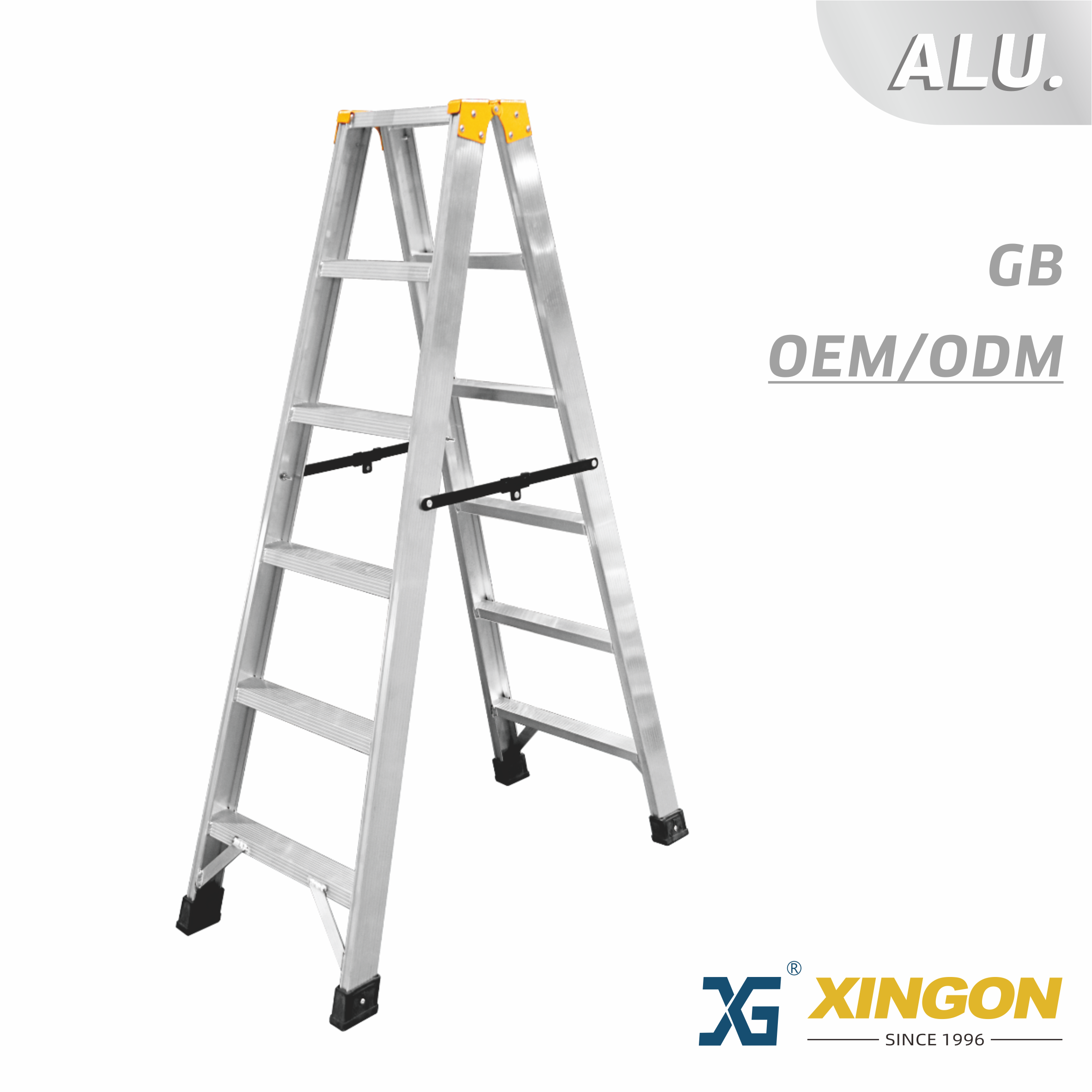 XG-303H 【ALUMINUM】 Welding Double Side Ladder (Heavy Duty)