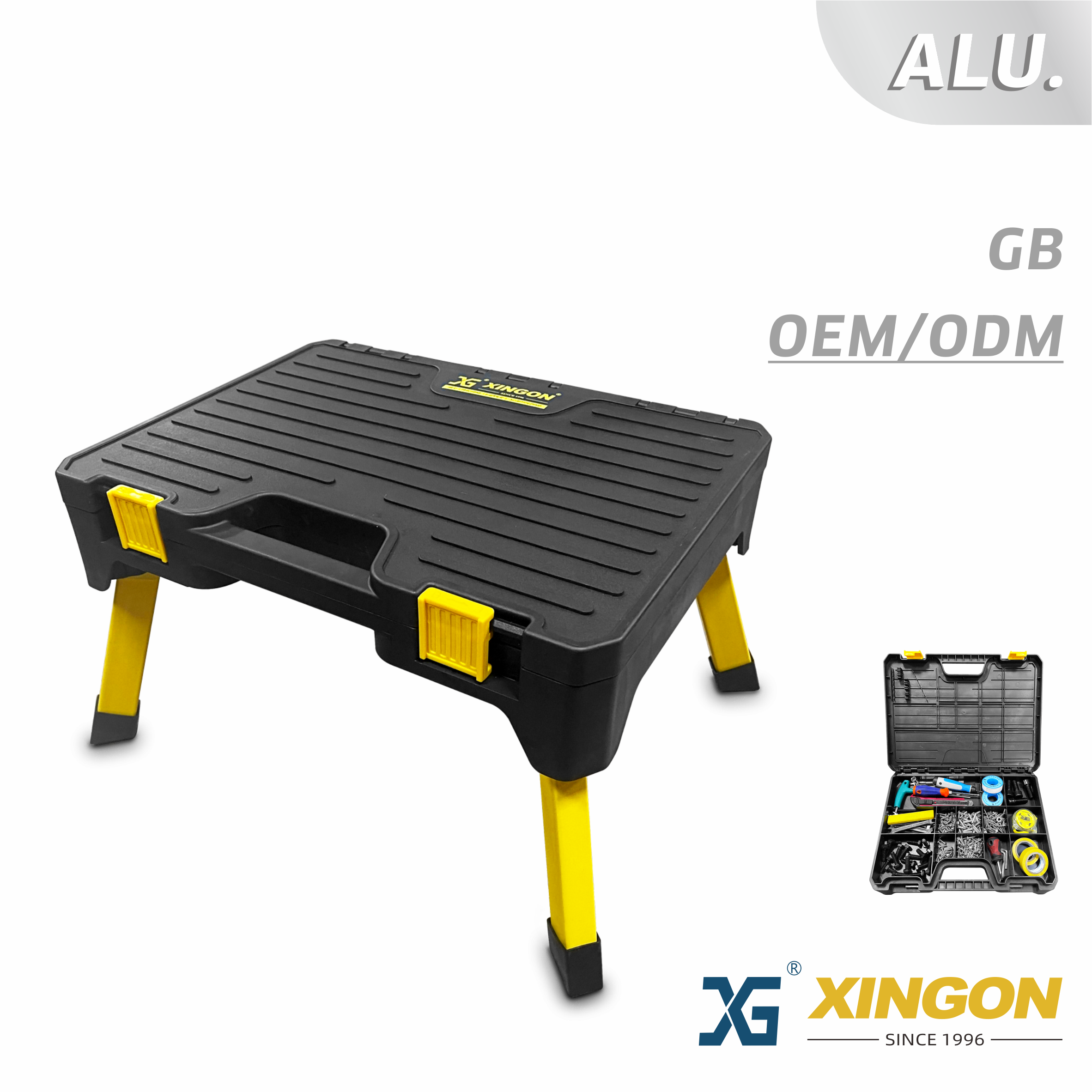 XG-322 【ALLUMINIO】 Sgabello multifunzione