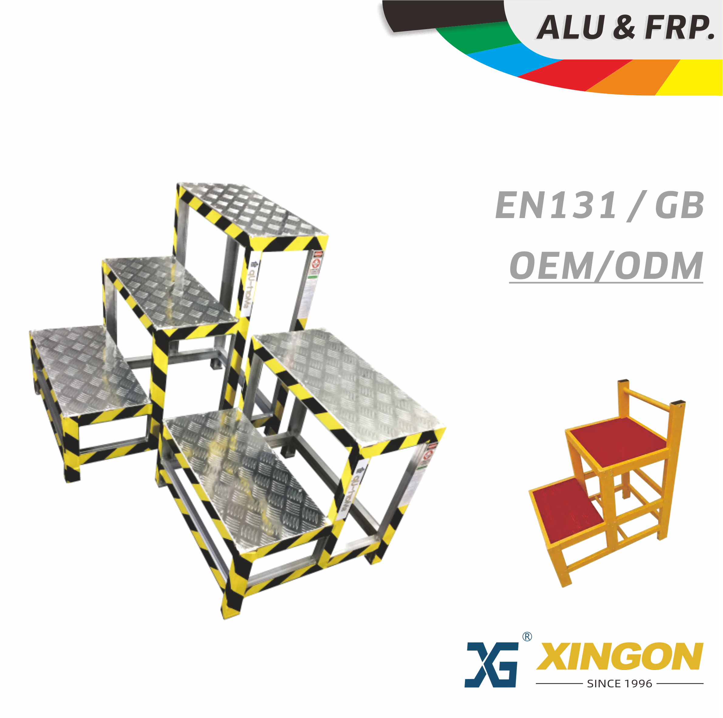 XG-159D/F 【ALLUMINIO / FIBRA DI VETRO】 Assemblaggio della piattaforma di lavoro-Forma CKD