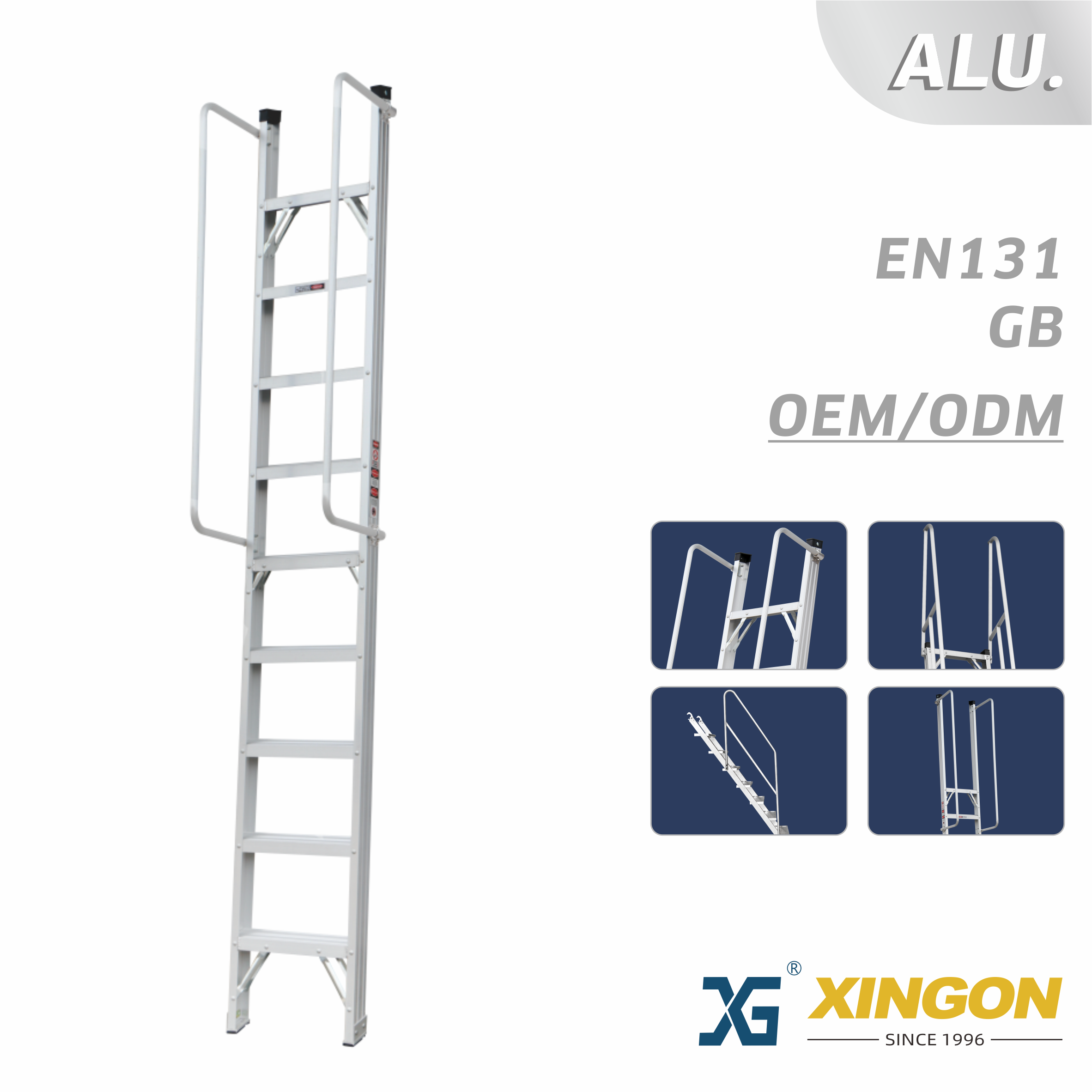 Série XG-158 【ALUMINIUM】 Échelle d'accès