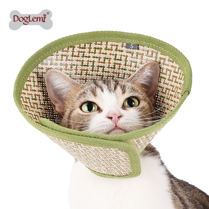 伊丽莎白圈狗狗猫咪项圈头套防舔耻辱圈 猫咪小型犬狗狗伊丽莎白圈头套猫圈绝育项圈用品防咬防舔圈