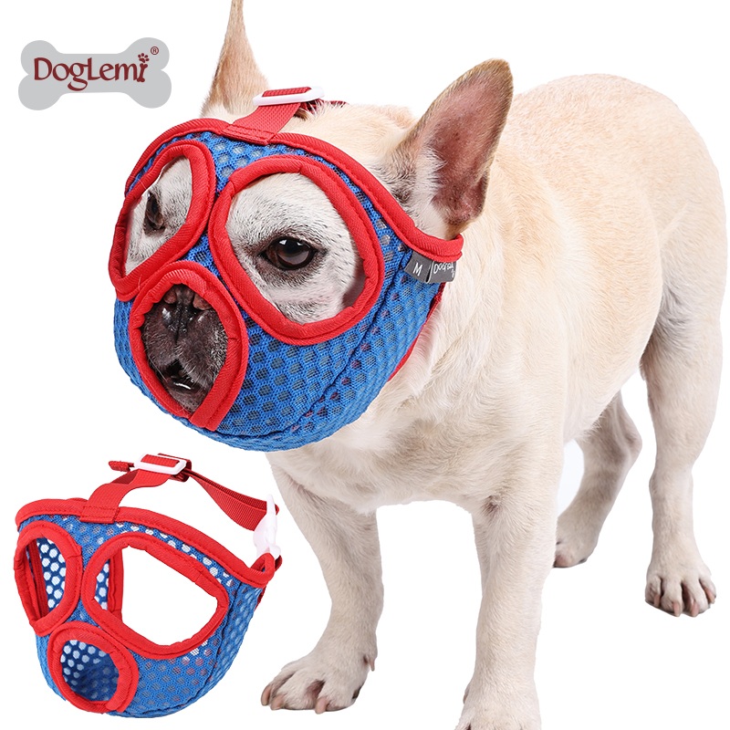扁鼻透气网布狗嘴套