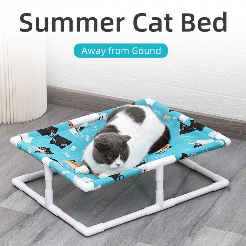 Pet dog and Cat summer breathable removable and washable mesh camping bed