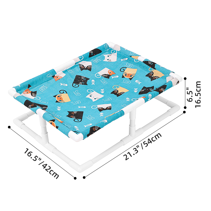 Pet dog and Cat summer breathable removable and washable mesh camping bed