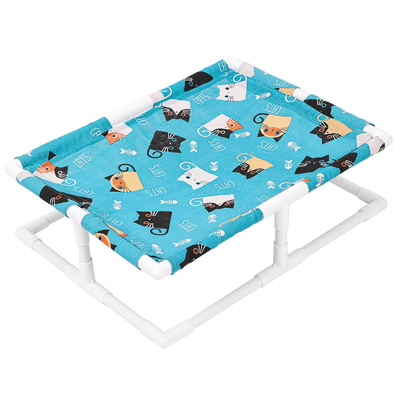 Pet dog and Cat summer breathable removable and washable mesh camping bed