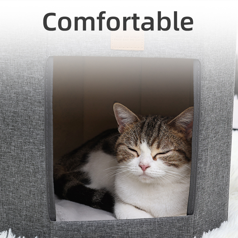 Two-color selection double-layer four-season folding cat litter