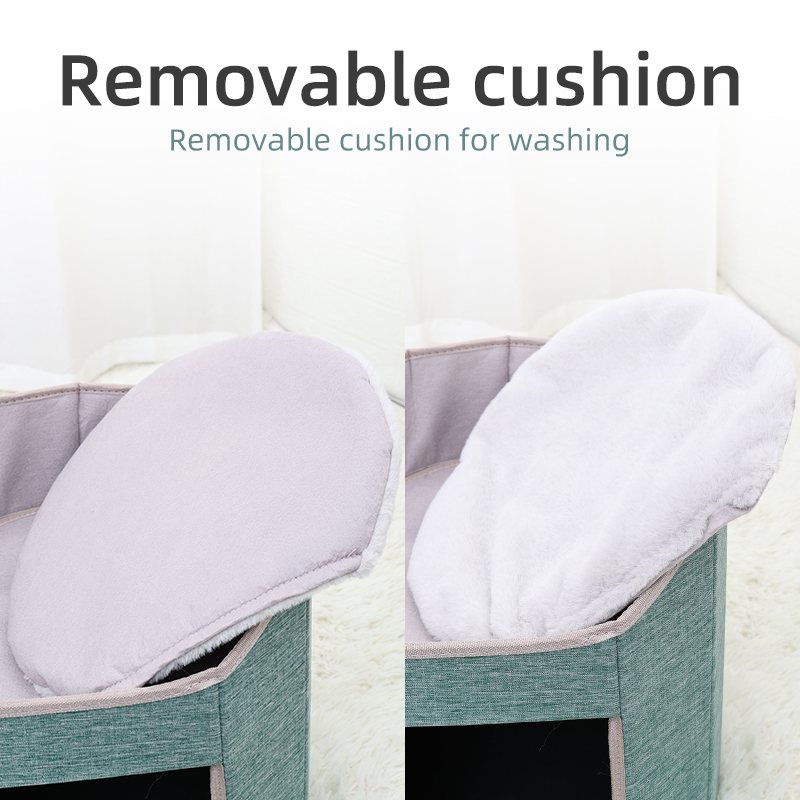 Two-color selection double-layer four-season folding cat litter