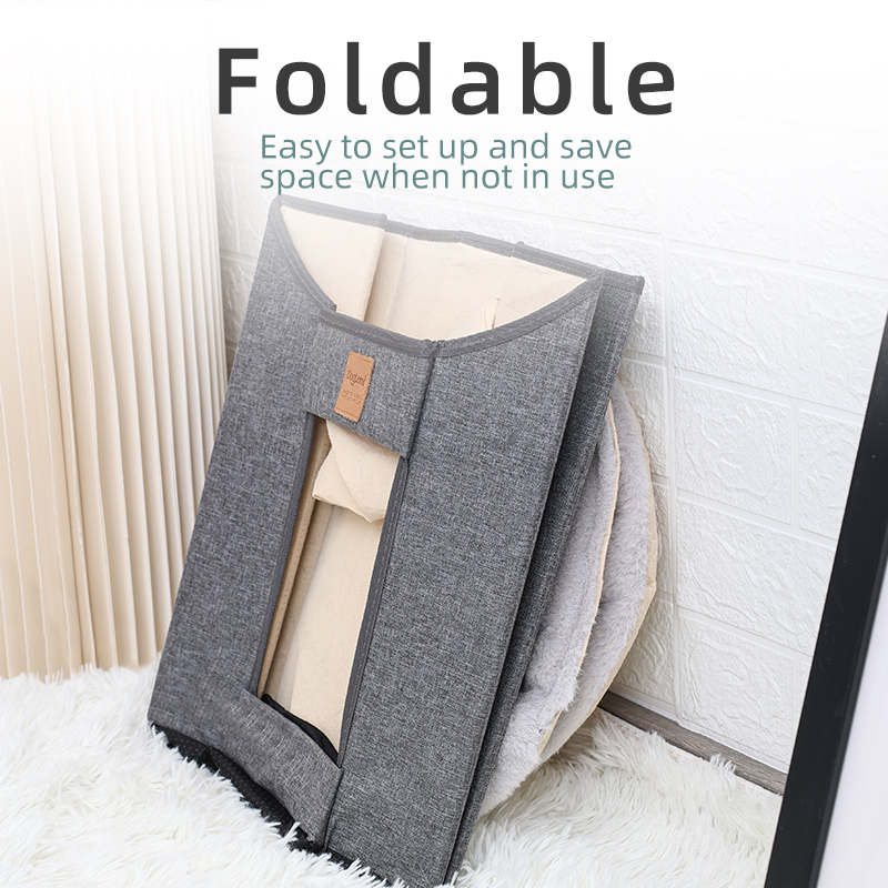 Two-color selection double-layer four-season folding cat litter