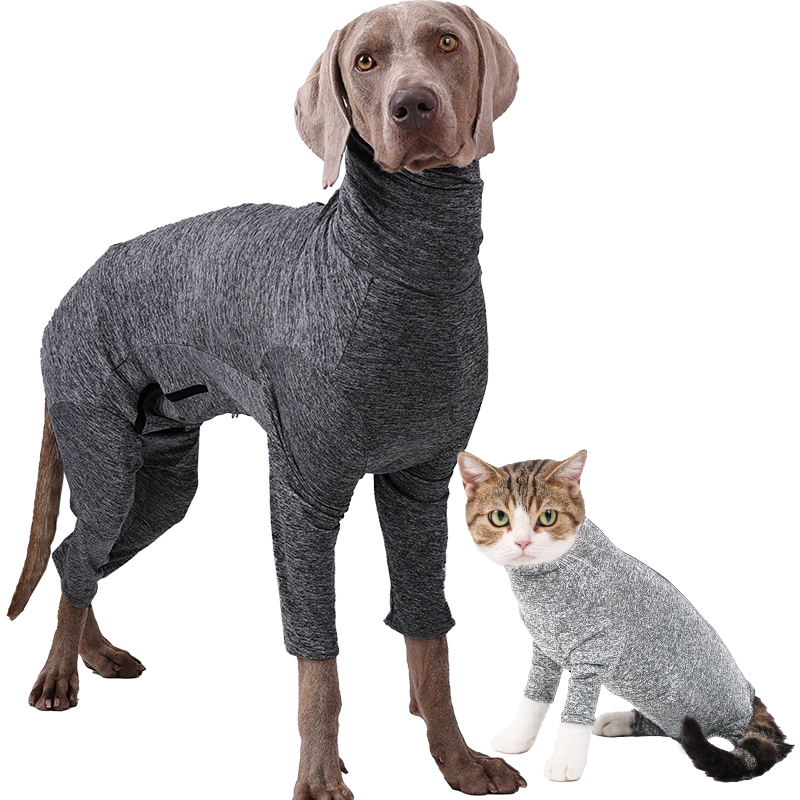 Wholesale Female Male Dog Onesie Shedding Bodysuit for Dogs Pet After Surgery Recovery Suit