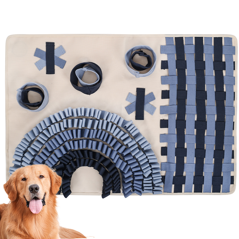 Pet Enrichment Feeding Mat for Stress Release and Slow Feeding Slow Feed Indestructible Dog Snuffle Mat