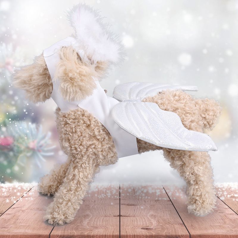 Halloween Christmas Holiday Angel Dog Costume Wings Cat Angel Costume Fairy Wings