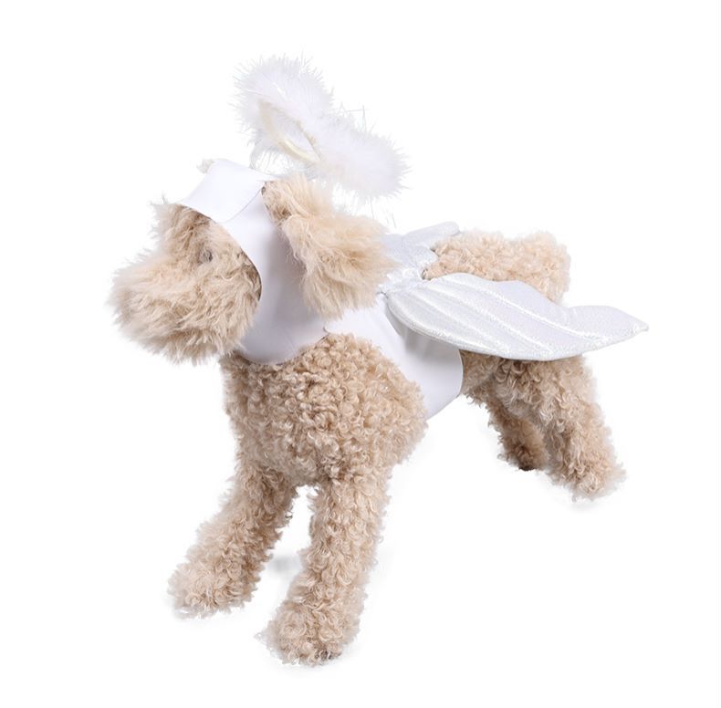 Halloween Christmas Holiday Angel Dog Costume Wings Cat Angel Costume Fairy Wings