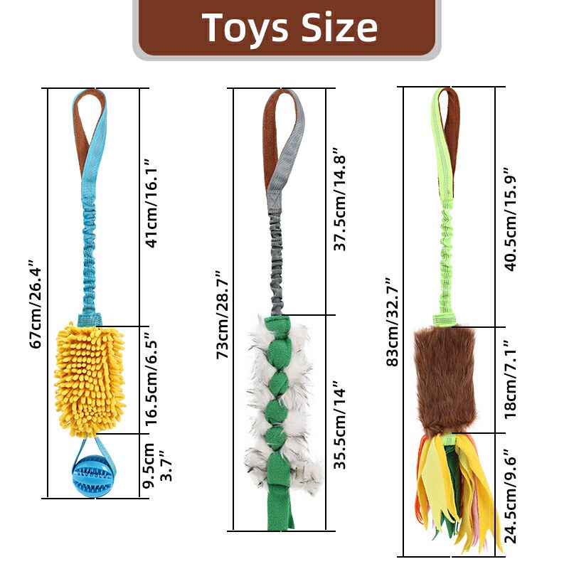 Direct factory dog Rope Toys for chew Training bungee tough rope for Tug of War Dog Toys