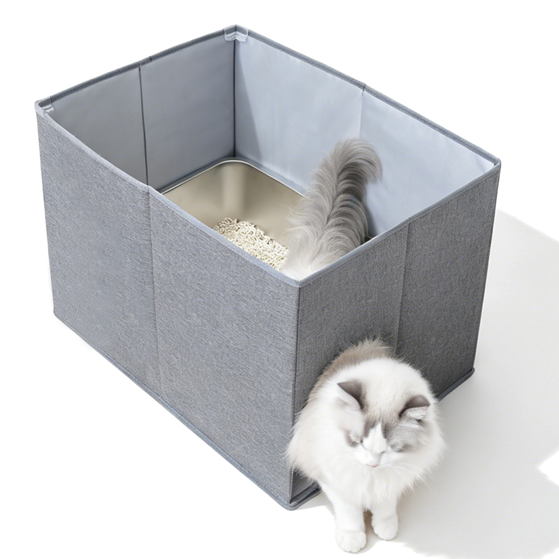 New Design Leak-proof Cat Toilet Accessories Universal Fit Design Enclosure Splash Guard for Cat Litter Box