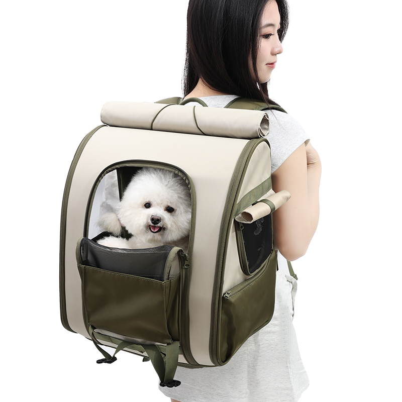 Doglemi New Design Polyester and Nylon Scalable Space Multifunctional Pet Carrier Backpack Dog Accessories