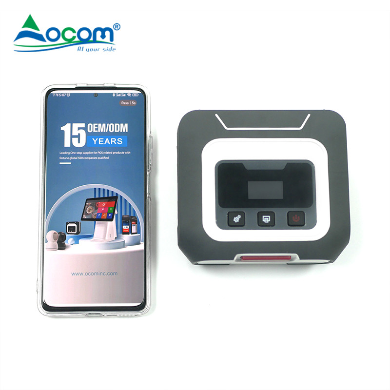 Termiczna drukarka pokwitowań etykiet New Arrival ekran LCD USB Type-C Label Maker 3 cale BIuetooth Mini