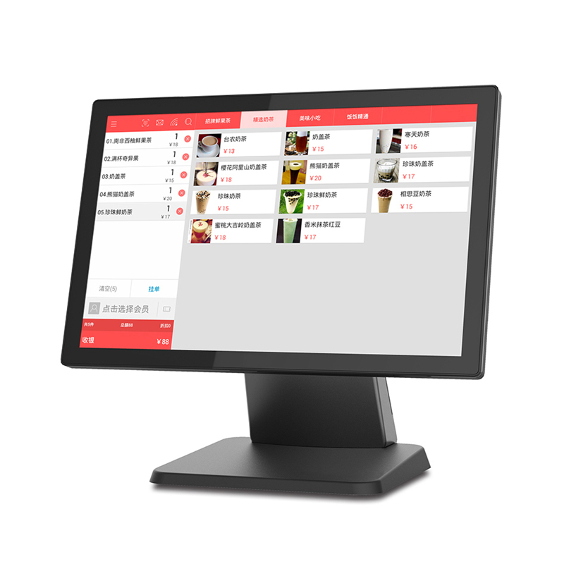 (POS-1701) 17.1-inch Windows Touch Screen POS Terminal with Aluminium Alloy Base