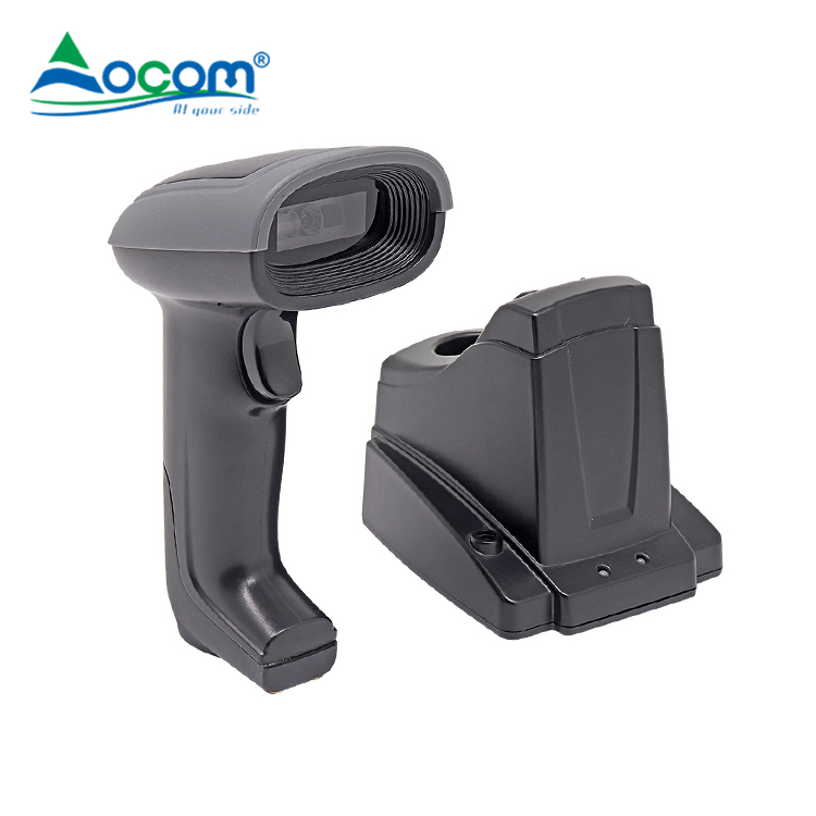 OCBS-W234 Chine Scanner de codes-barres Qr 2D portable portable à longue portée avec berceau