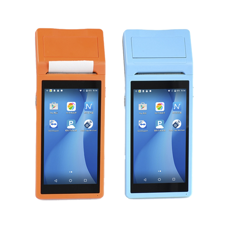 (POS-Q2)58MM Thermal Printer NFC Wireless Machine Android 8.1 Mobile One Screen POS Terminal For Retail Shop