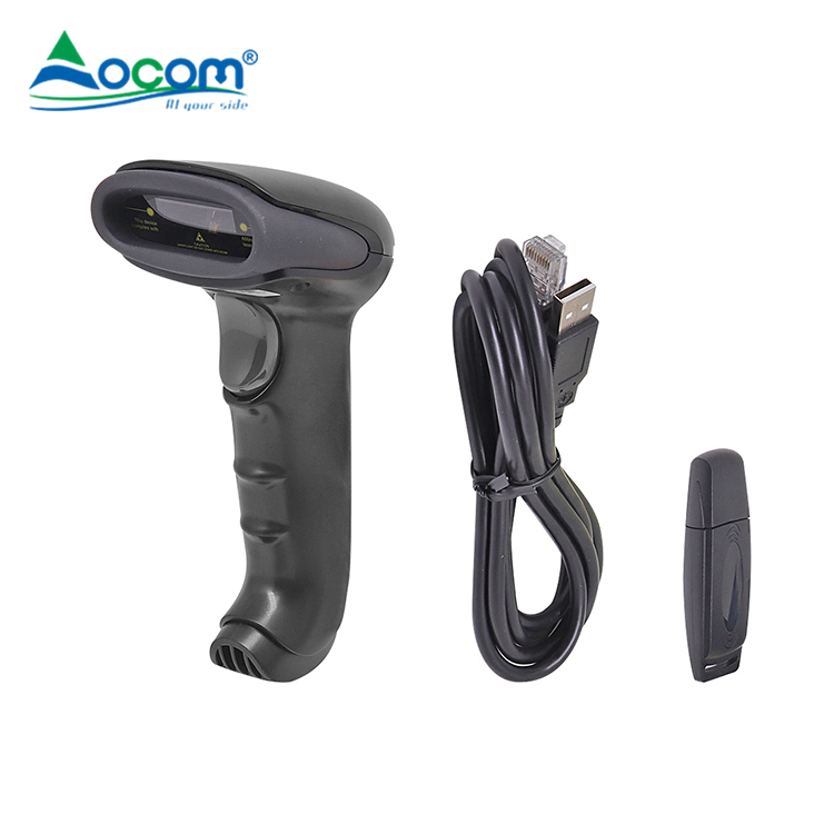 (OCBS-W013)Magazijn kleine draagbare bedrade 1D laser barcode handheld scanner