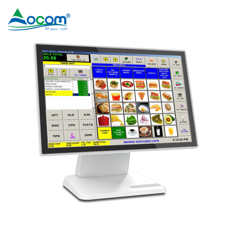 POS-1701 17.1 Inch  All-in-one High Brightness LCD Screen POS Machine Windows POS Systems With Cash Register - COPY - bdghhp