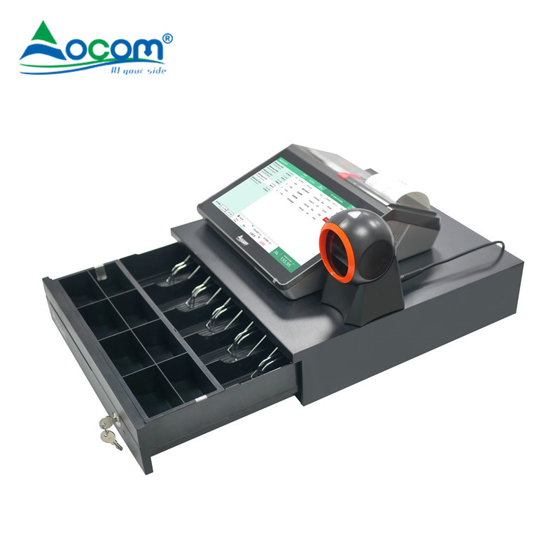 POS-M1162A/W All-in-one da 11,6 polliciPOSSchermo tattile della macchinaPOSSistemi con stampante con taglierina automatica da 80 mm