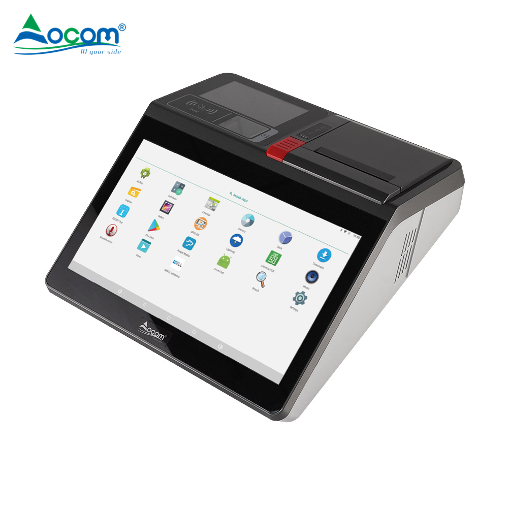 POS-M1162A/W 11,6 pollici Android/WindowsPOSterminale con stampante termica per ricevute/etichette da 80 mm per le opzioni