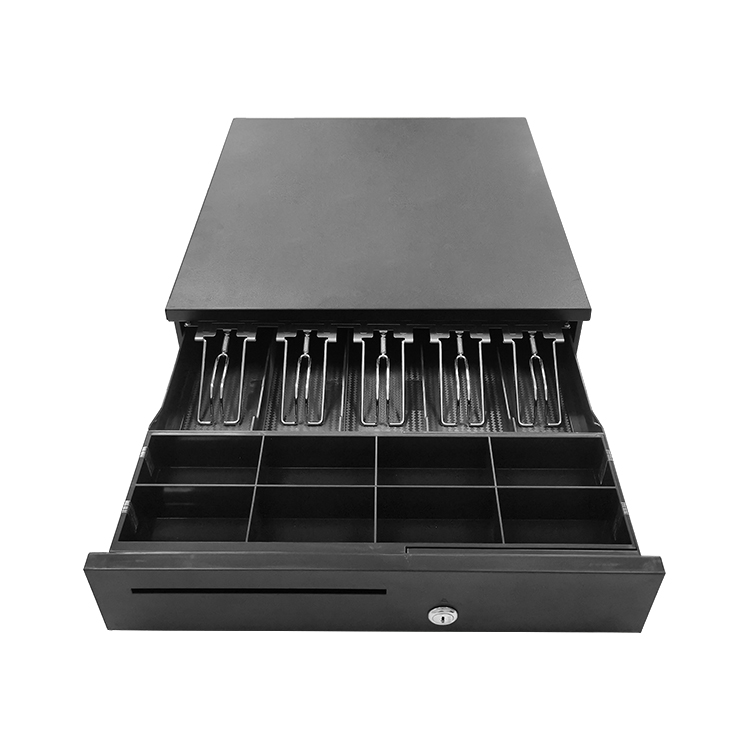 (ECD-420X)supermercado barato 5 notas de segurança tudo em um pos tablet bandeja de plástico rj11 caixa de dinheiro sistema pos