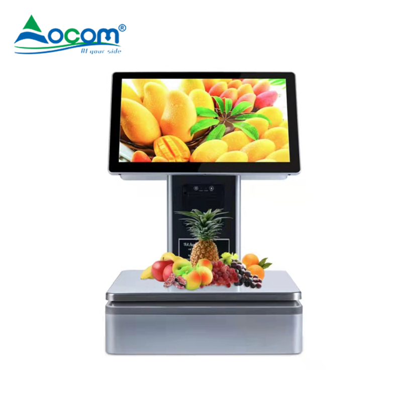 POS-S002 15.1 Inches Barcode Scale Label Printing Scale Digital