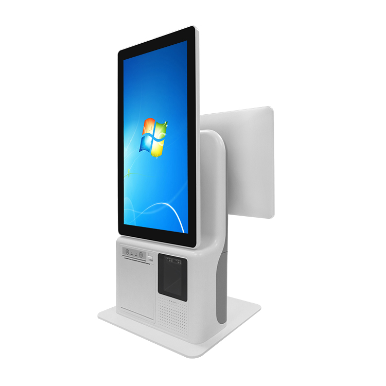 POS-1508 Киоски для заказа фаст-фуда 15,8-дюймовый встроенный сканер, принтер, окна, POS-системы