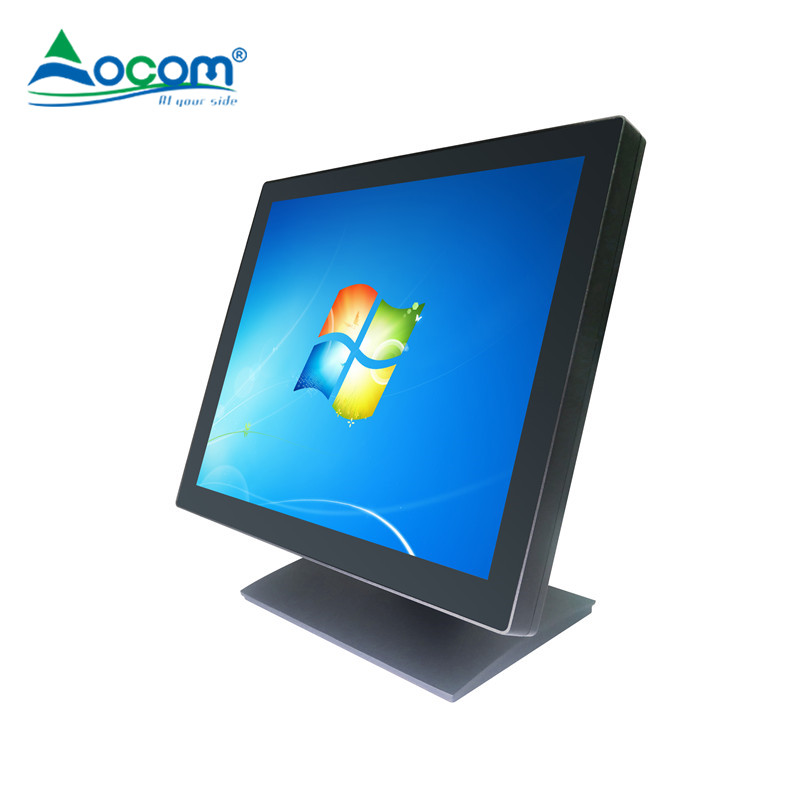(TM-1701C) 17-calowy fabryczny OEM ODM Hurtowy bezramkowy pojemnościowy ekran dotykowy LCD z metalową podstawą