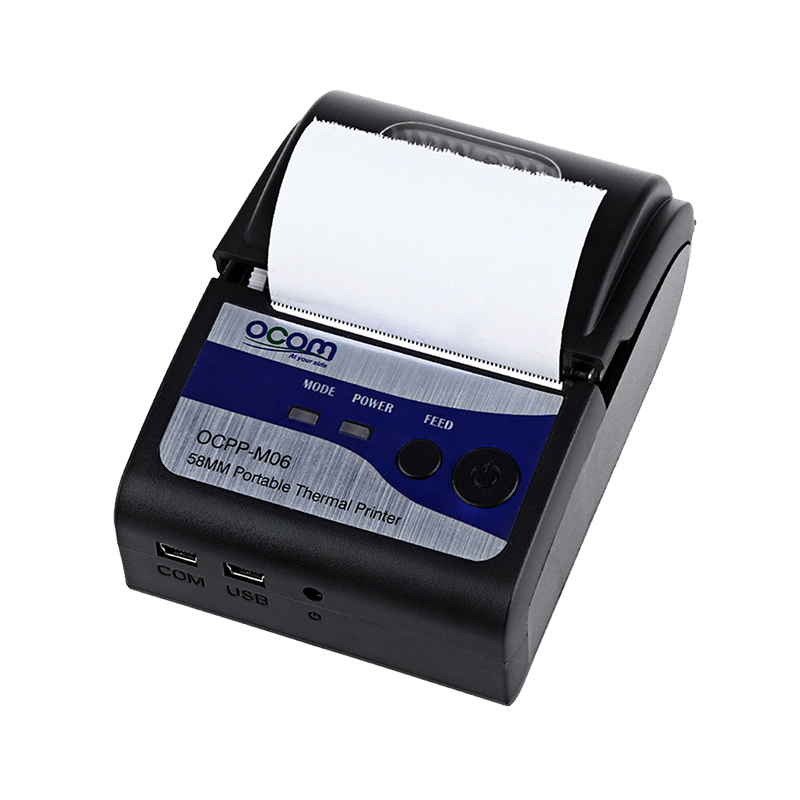 (OCPP-M06)Shenzhen Bt USB RS232 kleiner 58 mm mobiler mini tragbarer Thermodirektdrucker für Quittungen