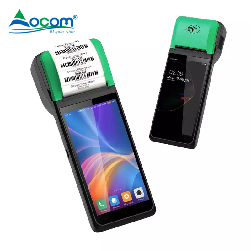 POS-T2 5.5 inch Handheld Android POS Terminal with Thermal Label and Receipt Printer - COPY - 4qukqg