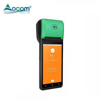 Touch Screen 5.5inch Handheld POS Android Mobile POS Terminal for Food Ordering