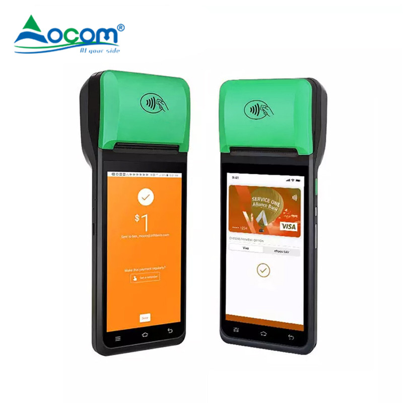(POS-T2)OCOM 特价款3g16g十核超市nfc迷你触摸手持pos终端指纹收银pos系统