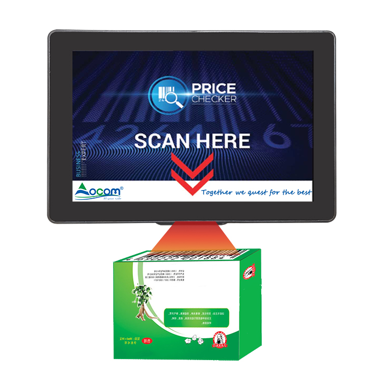 (POS-OCPC-001)10.1 Inch high definition IPS screen windows10 pos system touch screen cash register price checker