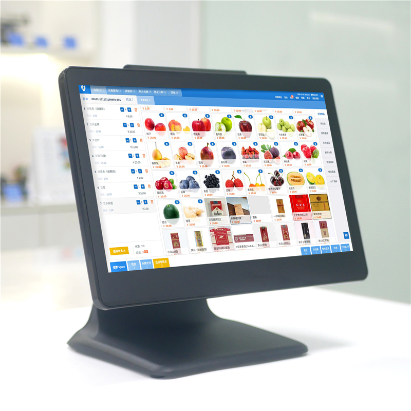 POS-1520 出厂价双屏终端多合一终端 Windows 销售点系统