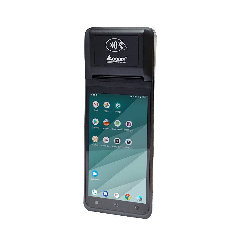 OCOM Handheld Pos 1D/2D Barcode Reader Support 4G Point Of Sale System 5.5 Inch Handheld Andorid 12 Pos Device Terminal